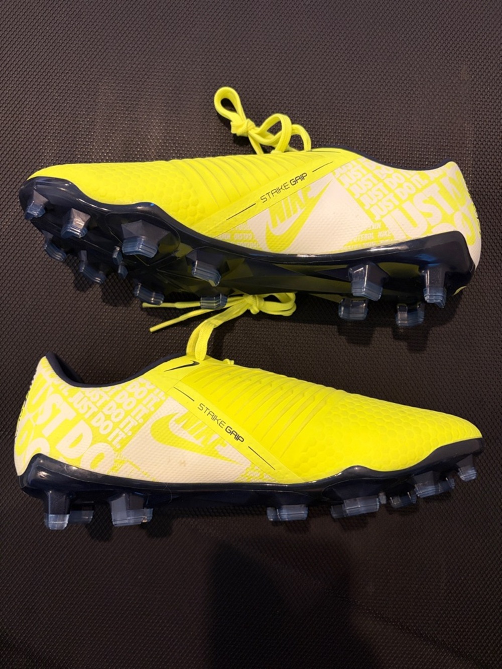 Nike Phantom Soccer Cleats - Neon Yellow & White